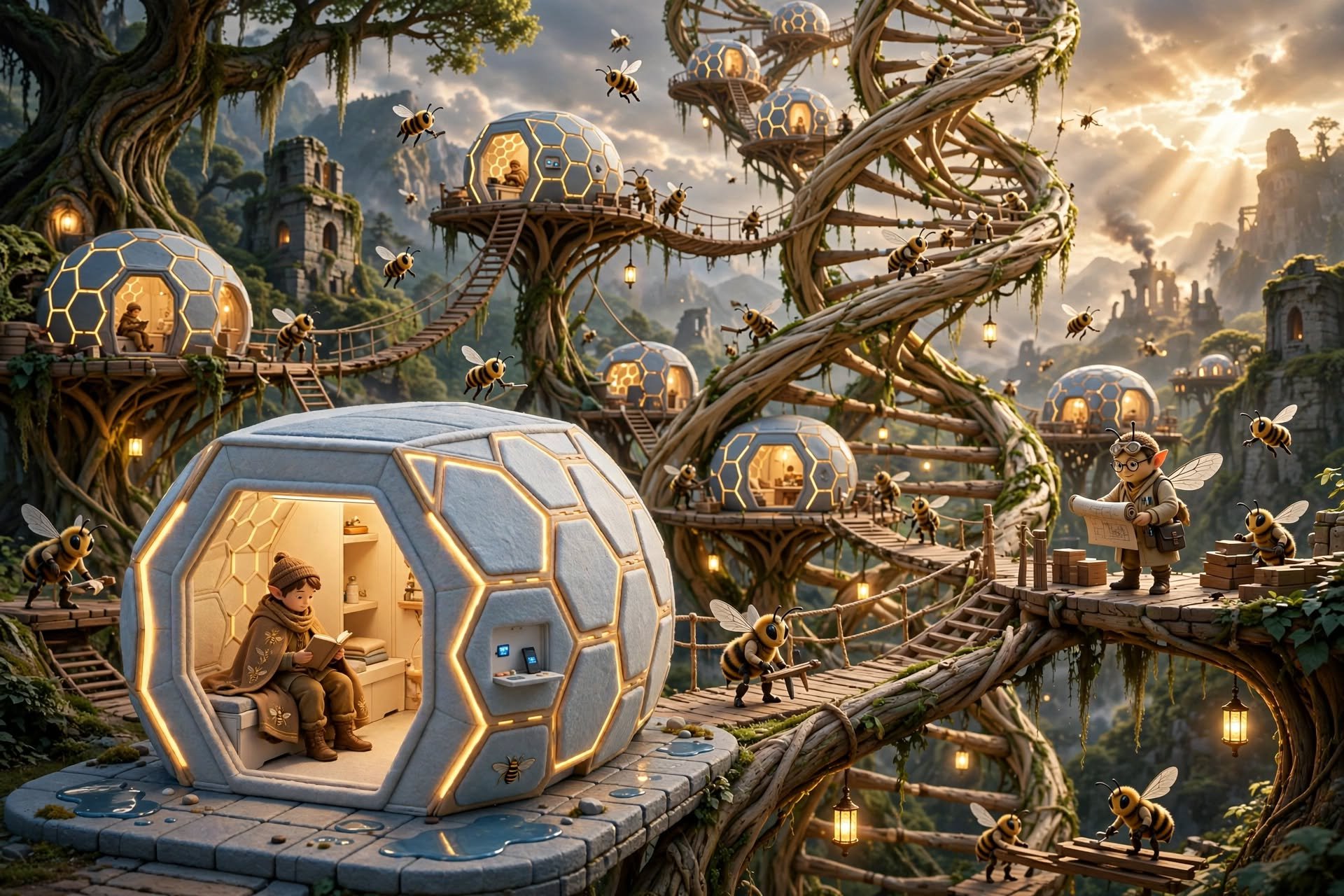 Pod Hive — multi-pod village concept