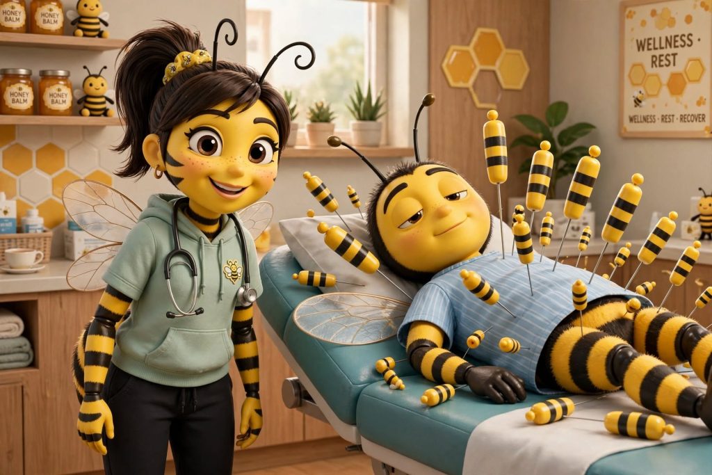 Acupuncture bee