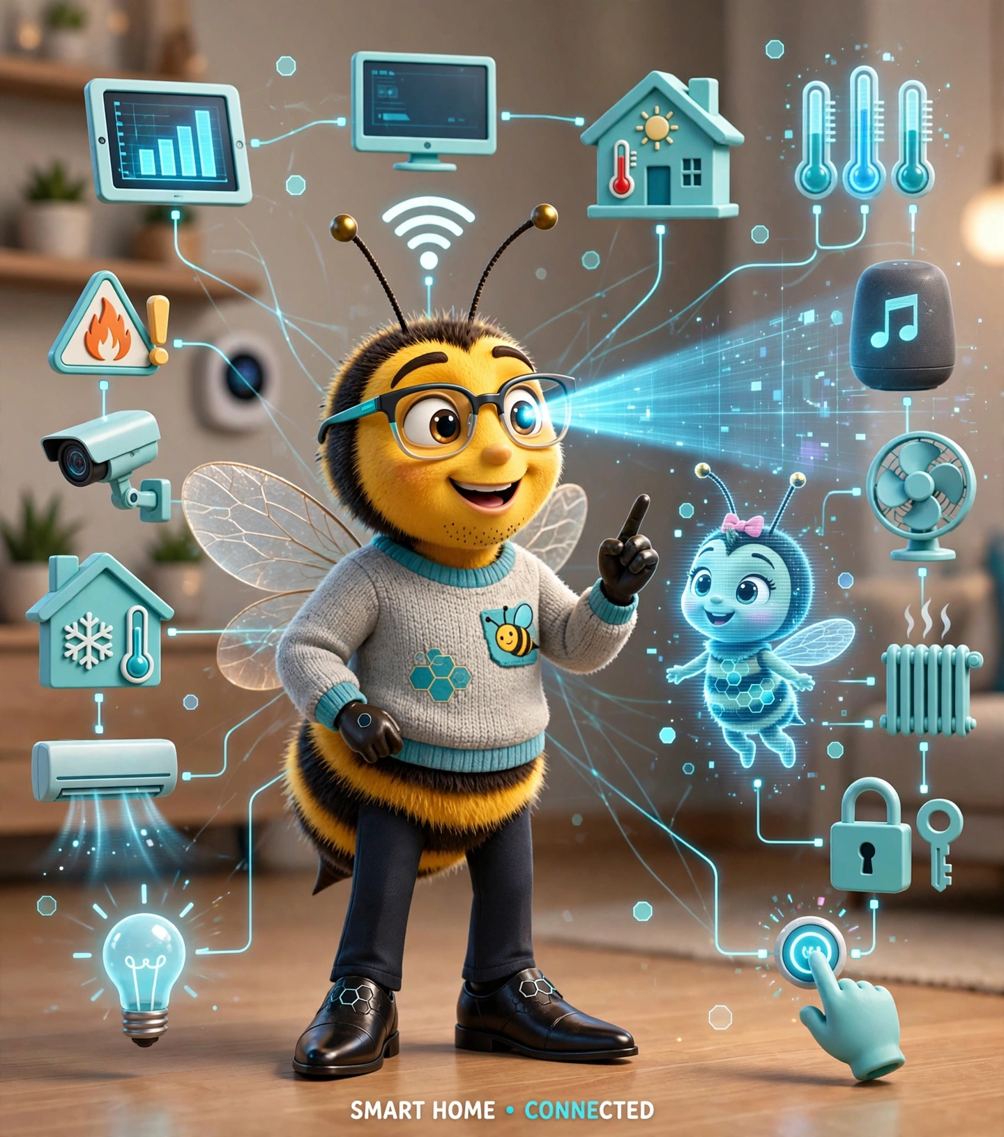 Smartin-bee, the smart home bee